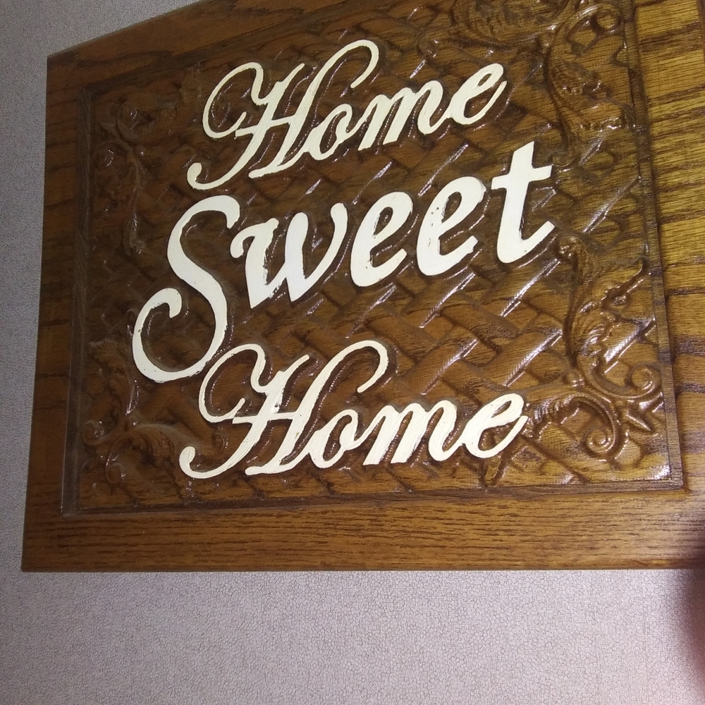 Home sweet home sign to put on the wall